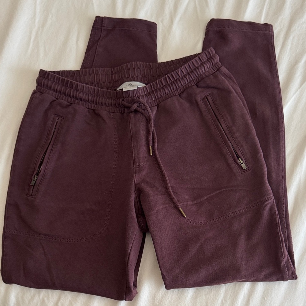 Ascend Plum colored straight leg pants
